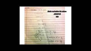 Mini project Calculus Semester 2