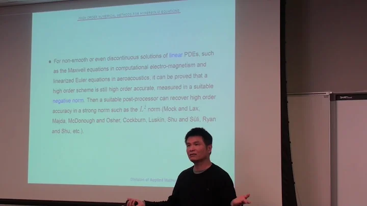 Chi-Wang Shu “High order numerical methods for hyperbolic equations" - DayDayNews