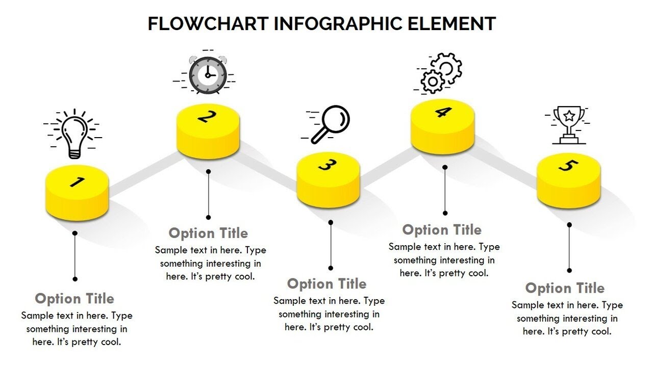 โฟรชาร์ท  New  PowerPoint infographic Slide Design | flowchart