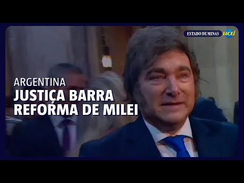 Milei sofre derrota e juiz suspende reforma trabalhista