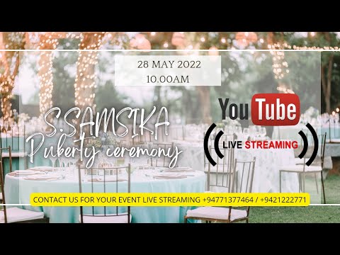 S Samsika S Puberty Ceremony Live