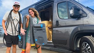 Vanlife Luxury Camping | Full Campground Hook-Up (how to do it)