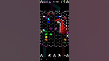 How To Solve Flow Free Hexes Pathway Pack Level 50 12x12 Board Walk Through Solution Walkthrough
