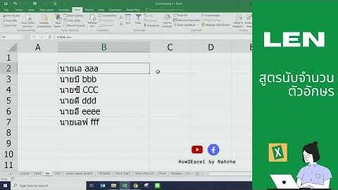 ShortClip#1 สูตรนับจำนวนตัวอักษร