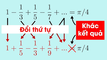 Thay đổi tổng bằng cách sắp xếp lại các con số của nó? --- Định lý chuỗi Riemann