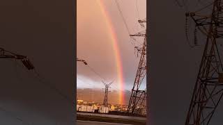 From beginning to end  🌈 pure sky magic ✨       #rainbow #beautiful #goodvibes #naturelovers