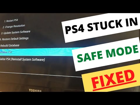 PS4 STUCK in SAFE MODE Loop - FIXED