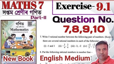Class 7 Maths || Exercise 9.1 Question No.7,8,9,10 || English Medium || Assam