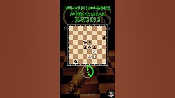 Chess puzzle series 🧩1007/5334 #chess #puzzle #learnchesstactics #magnuscarlsen #polgar #chessbooks