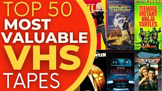 Which VHS Tapes Sell For the Most Money? (Top 50 Highest Ebay Sales)