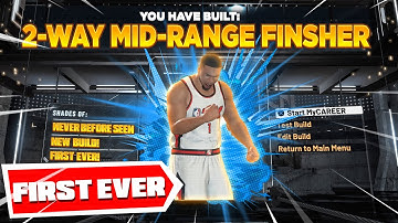 *FIRST EVER* 2-WAY MID-RANGE FINISHER BUILD ON NBA 2K21! BEST CENTER BUILD ON NBA 2K21!