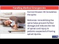 Cna practice test  handling medical emergencies part 2