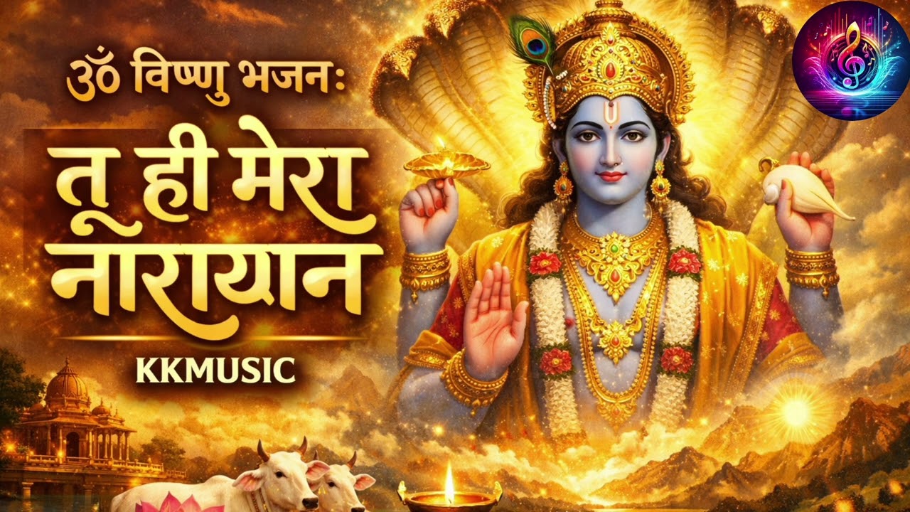 🕉️ Tu Hi Mera Narayan 🙏 | Vishnu Bhajan | Peaceful Devotional Song | Kkmusic