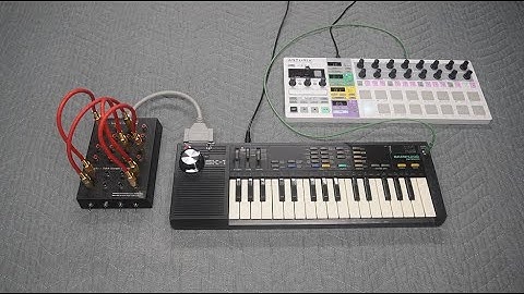 Circuit Bent Casio SK-1 with external patch bay