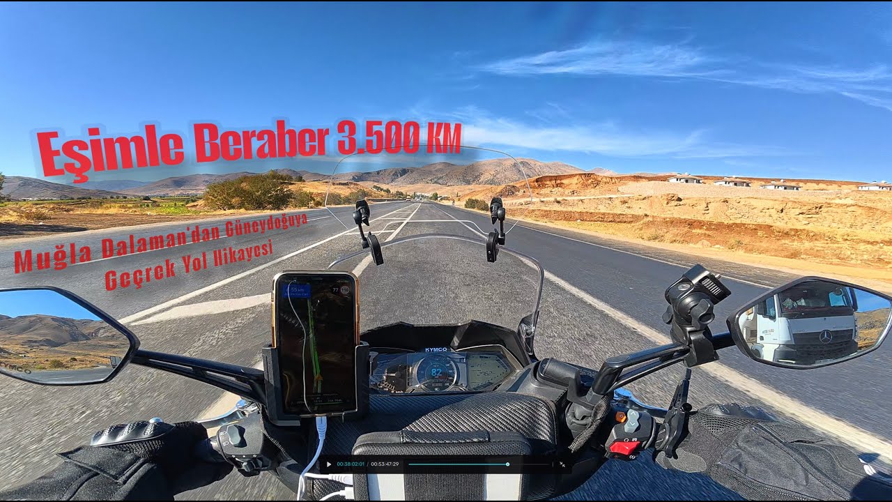 Part-1 KYMCO Downtown 250i İle Güneydoğu Turu | Mersin-Tunceli | Aile Ziyareti, Gerçek Yol Hikayesi