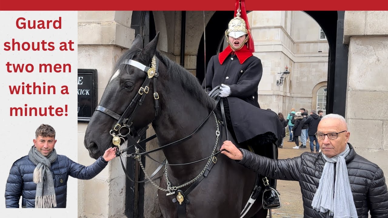 Guard Shouts At Two People Within A Minute YouTube