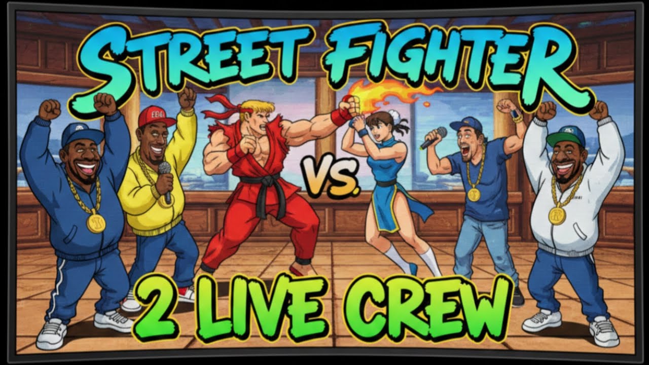 STREET FIGTHER  vs. 2 LIVE CREW (Sampleado no Vinil incluindo Black Box)