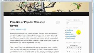 Create a Wider Sidebar in Wordpress