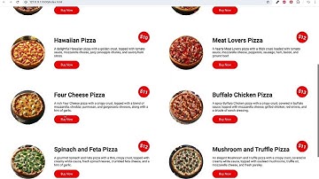 Build a Stunning Pizza Shop Menu with HTML & CSS - Full Tutorial