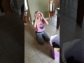 awesome reaction, puppy surprise