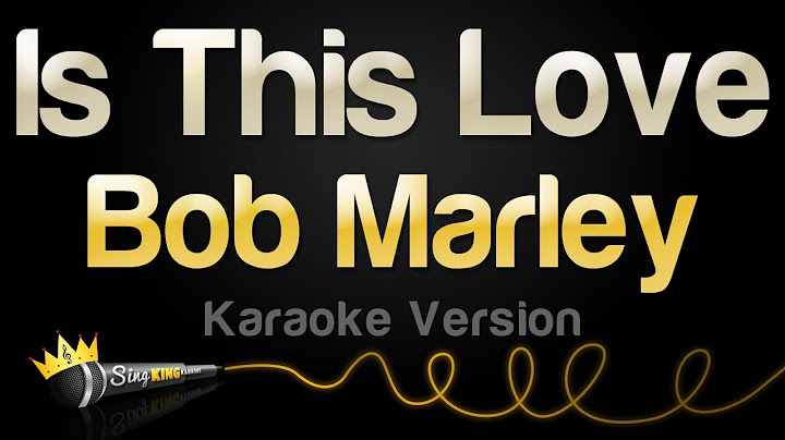 Is This Love Karaoke version - Karaoke performance video thumbnail