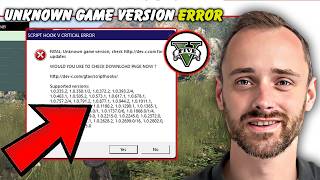 Unknown Game Version? Fix GTA 5 Script Hook V Error Fast (2026)