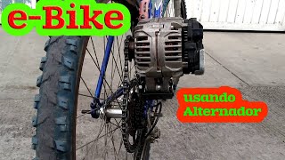 Alternador modificado para la Bicicleta 100% eléctrica Parte 2¡¡ ...(Proceso completo en este canal)