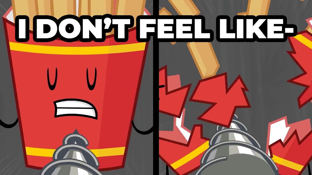 Видеоролики BFDI, которые заканчиваются раньше, чем ваш мозг к этому готов (2025)