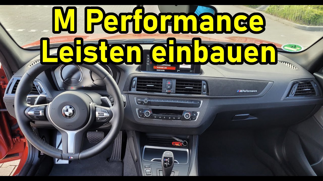 BMW F20/F21 LCI2 M140i M Performance Leisten Carbon/Alcantara einbauen /  umbauen 