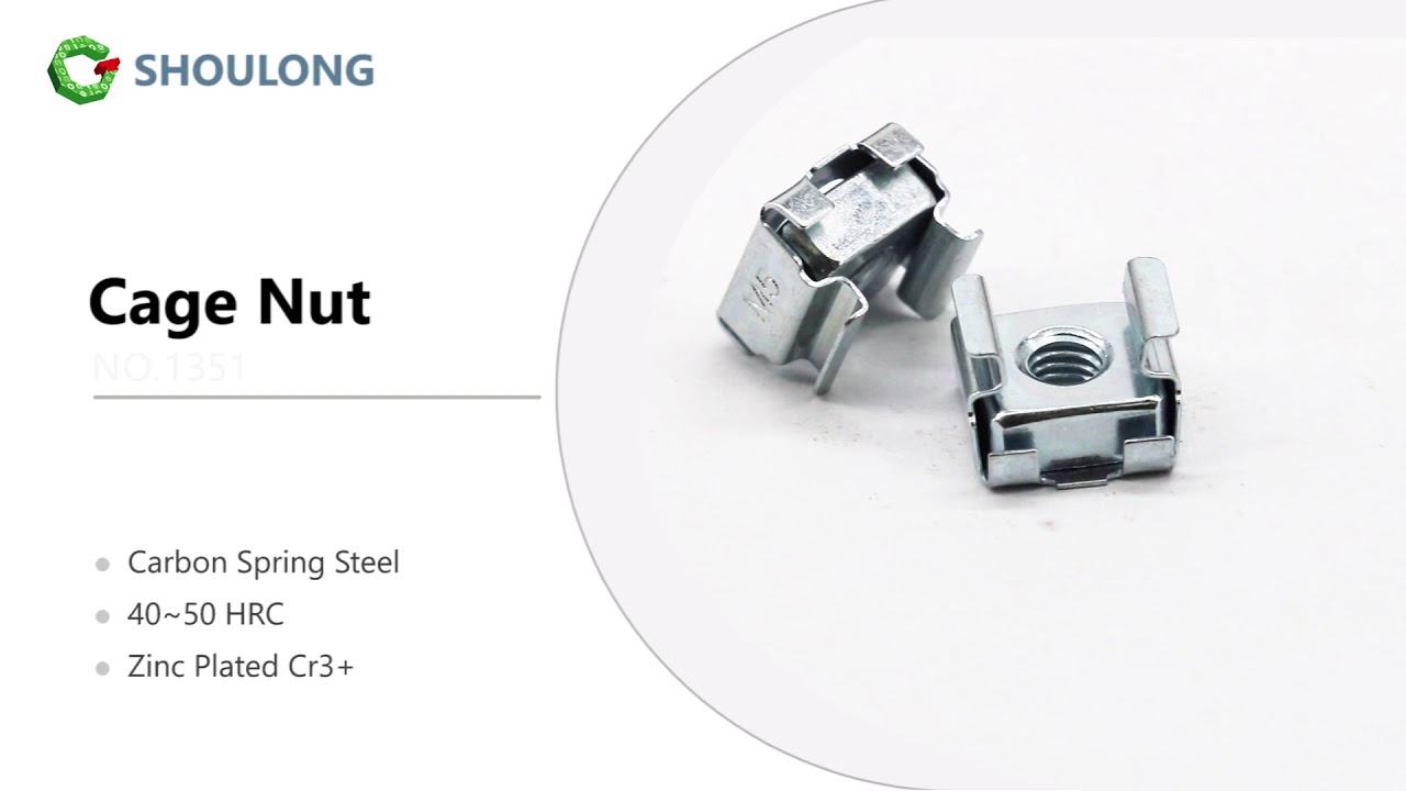 1351 JIS Metric Cage Nuts｜SHOU LONG Fasteners YouTube