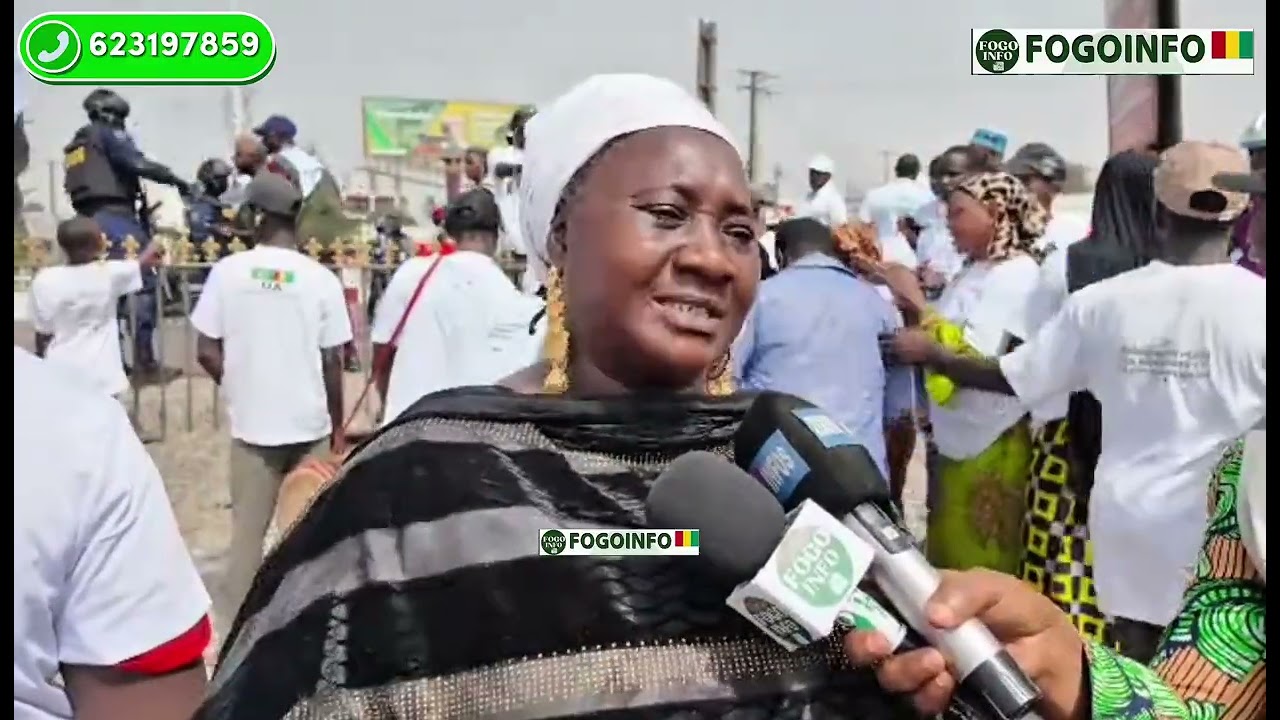 Fogoinfo :Le retour du président de la république, le général Mamadi Doumbouya, à Conakry