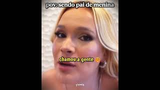 Quando a Mãe Deixa o Pai Arrumar a Filha kkkk | #humor #engraçado #shorts