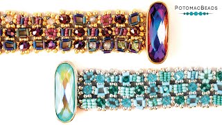 Modern Mayhem Bracelet - DIY Jewelry Making Tutorial by PotomacBeads