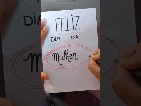 Feliz dia da Mulher! #mulheres #mulher #diadamulher #lettering #homenagem #caligrafia