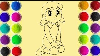 Sand Painting Shizuka So Beautiful, How To Coloring Sand Painting