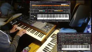 The Cherry Synthesizers have taken over Mercury-8 CRUMAR DS=2