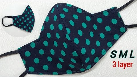 ALL SIZES - Very Very Easy Pattern Mask | DIY Breathable Mask | Face Mask Sewing Tutorial | DIY Mask