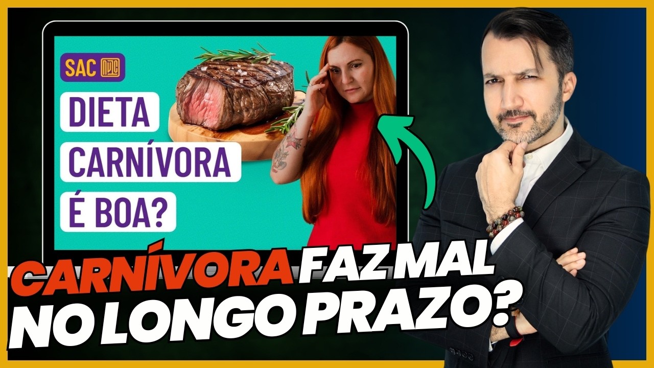 O estudo sobre carnívora é fraco? Gordura saturada faz mal? Será? - React Nunca Vi 1 Cientista