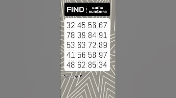 Find odd numbers " one pair "   #odd #quiz #oddnumbers