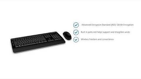 Amazoncom Amazon Basics Wireless Full Size Computer Keyboard and Mouse Combo US Layout QWERTY Black