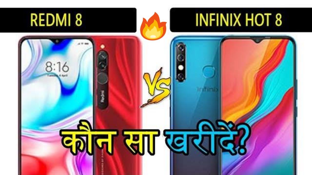 Redmi 8 vs infinix hot 8 | speed comparison | infinix hot 8 vs xiaomi  redmi 8 | battery | camera