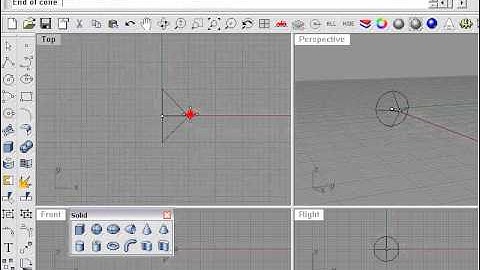 Learning Rhino---Cones Function in Rhino