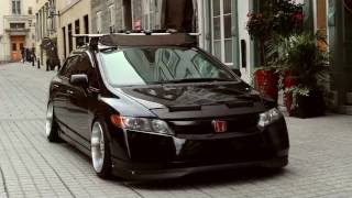 Slammed  8th gen Civic from Quebec City