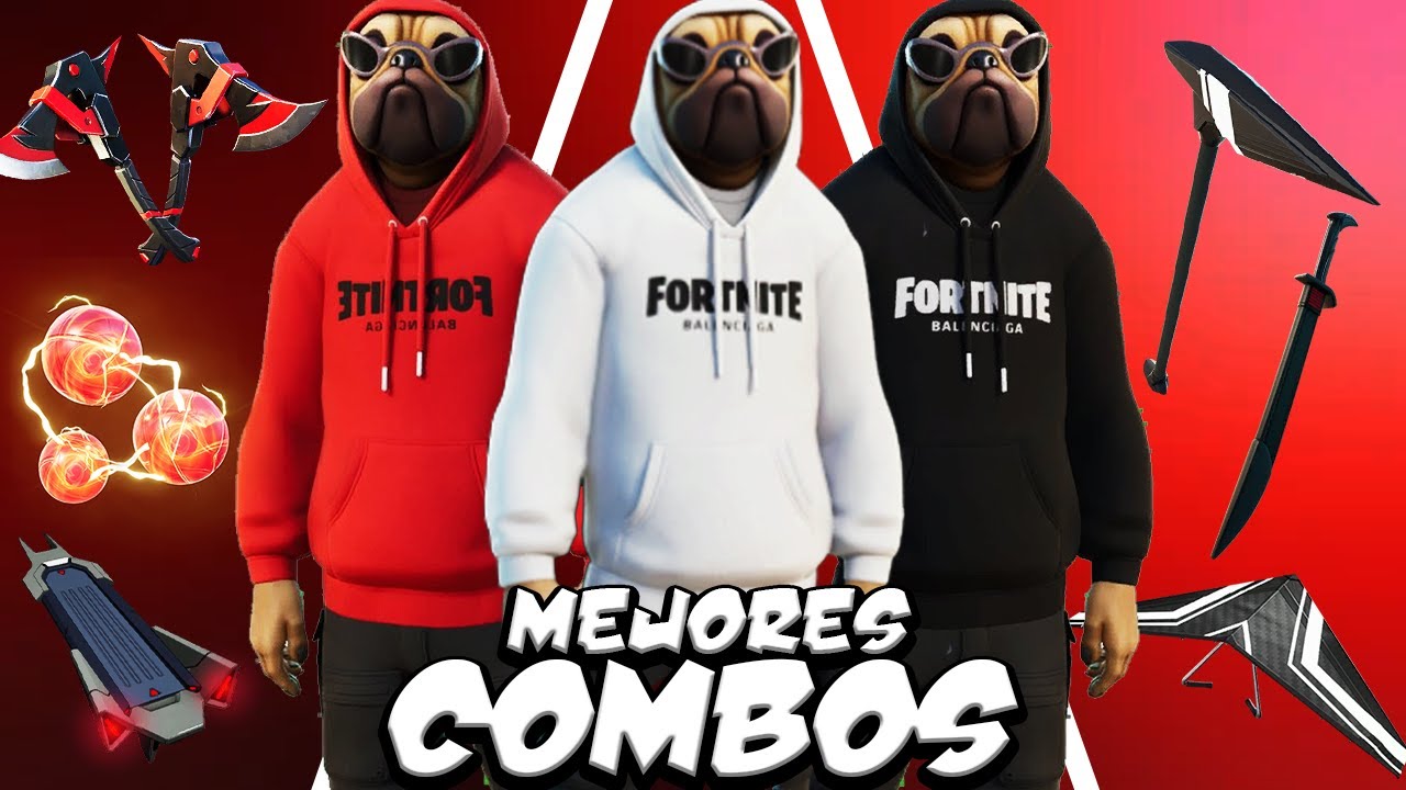 ️LOS MEJORES COMBOS para la skin PERRETE CALLEJERO (BALENCIAGA