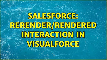 Salesforce: Rerender/rendered interaction in Visualforce