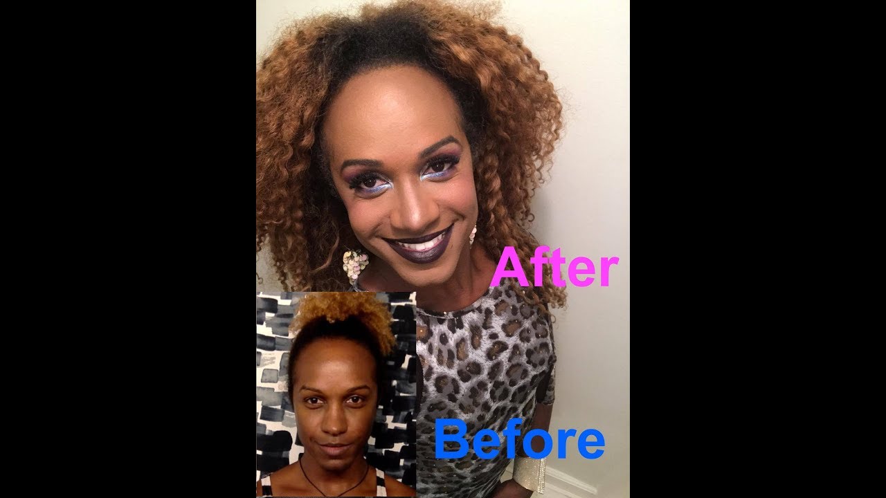 Man To Woman Makeup Tutorial - YouTube
