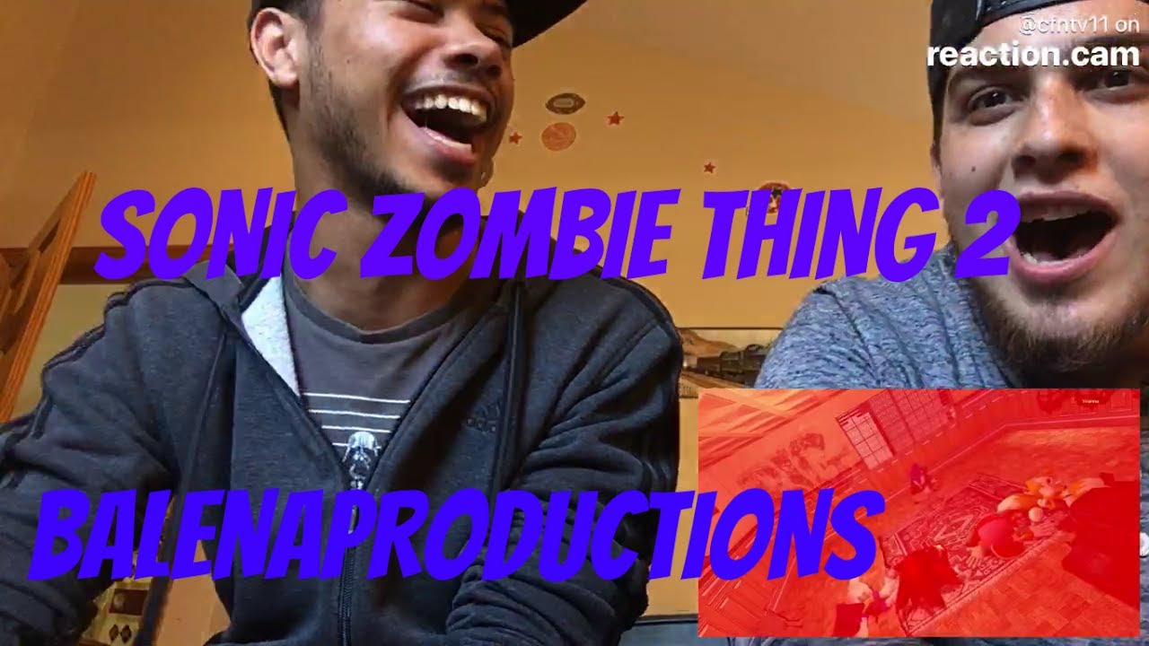 РЕАКЦИЯ SONIC ZOMBIE THING 2 (при участии GFMS) | Balenaproductions Реакция