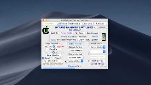 Video Tutorial Bypass hello iOS 14 15 16+ without change serial number by USBPatcher Tool MacOS