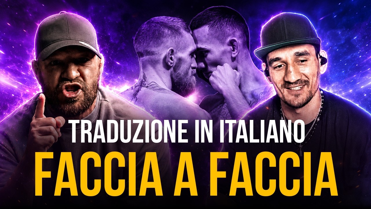 CONOR McGREGOR È TORNATO! Faccia a faccia infuocato con Max Holloway