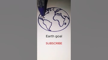 Earth Goal drawing using CNC plotter  🌎 #art #cncplotter #drawing